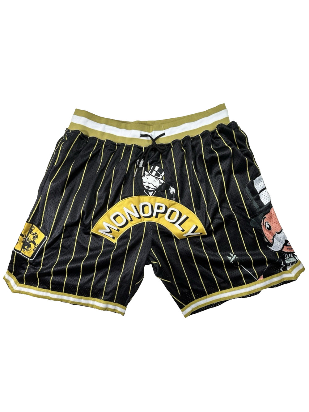 Headgear Classics Monopoly Shorts Men Jersey Shorts 1935 Boardgame Sz 2XL